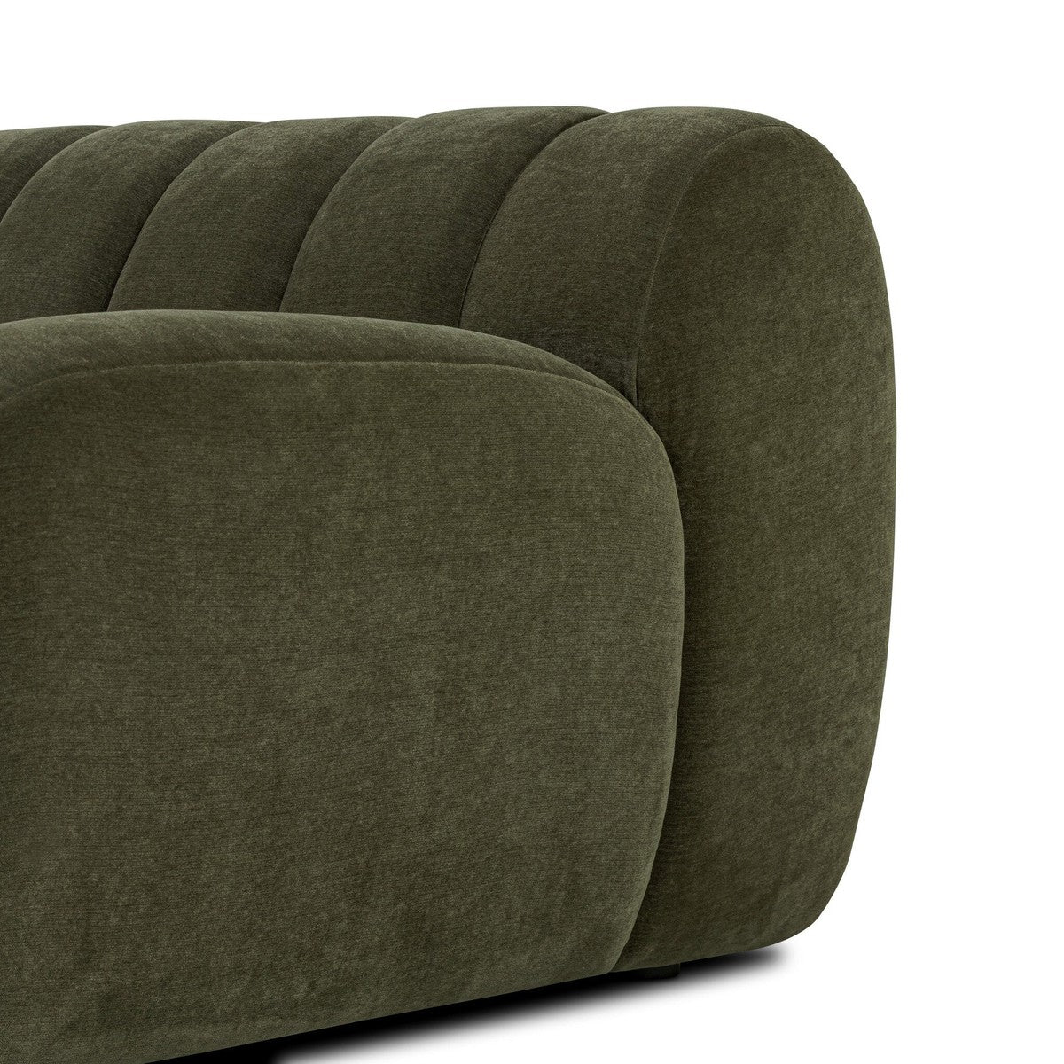 Carina Sofa - Malmo Olive - Olive, Black