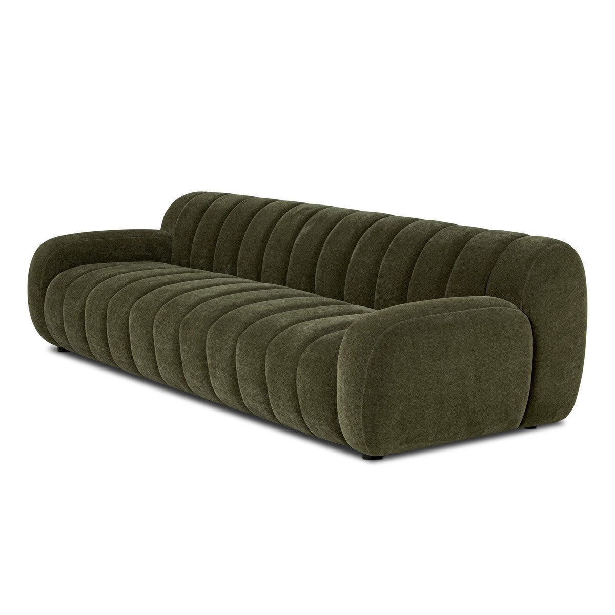 Carina Sofa - Malmo Olive - Olive, Black