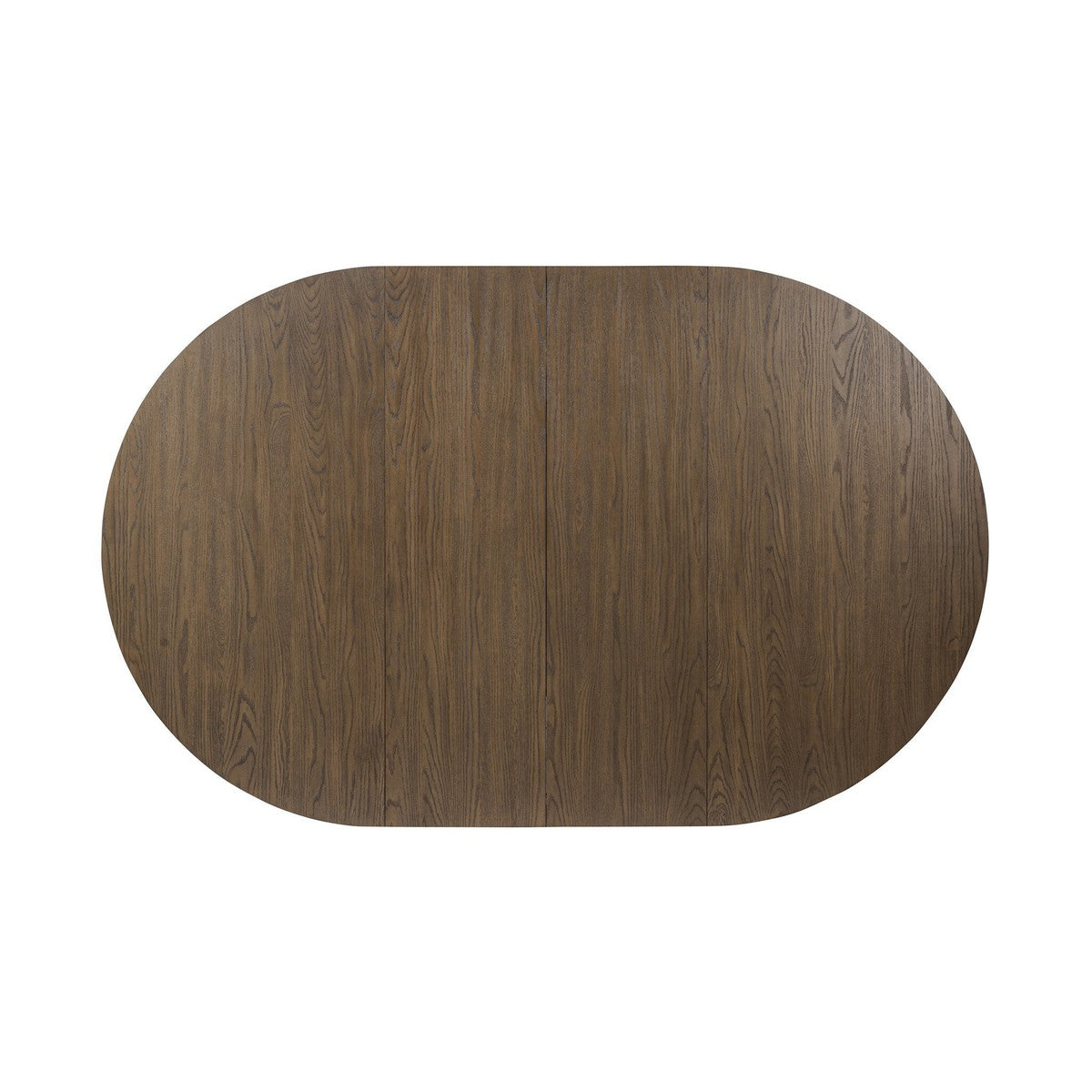 Zelda Round Extension Dining Table - Fawn Oak Veneer - Brown