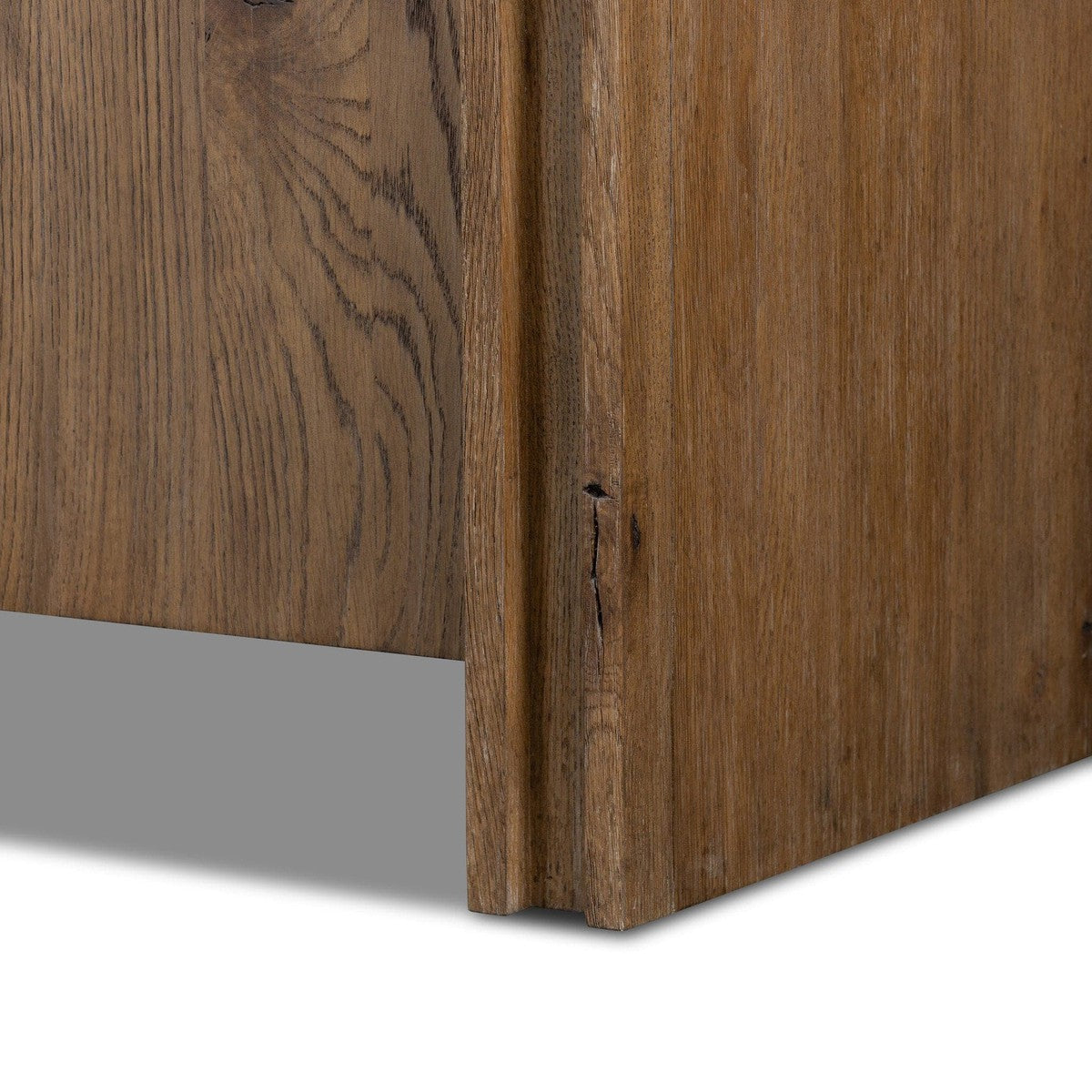 Chalmers Media Console - Weathered Oak Veneer