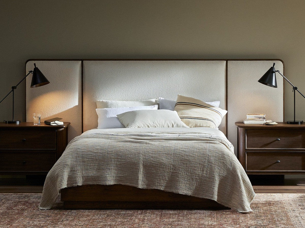 Regan Bed - Crete Ivory - King