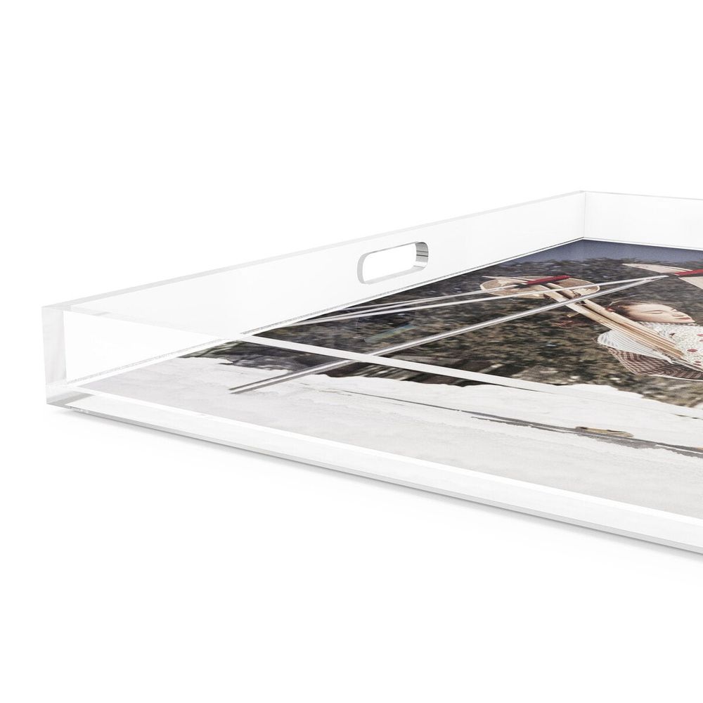 New England Skiing Tray By Slim Aarons