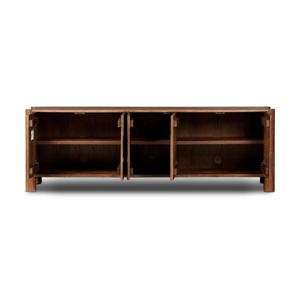 Ezri Media Console - Cocoa Oak