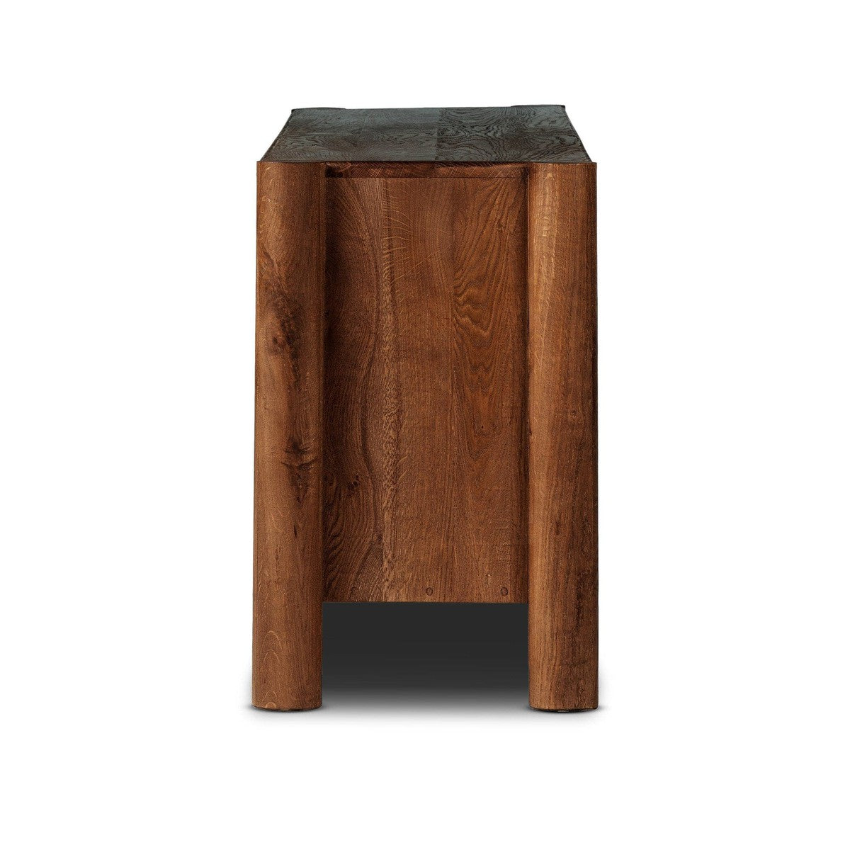 Ezri Media Console - Cocoa Oak