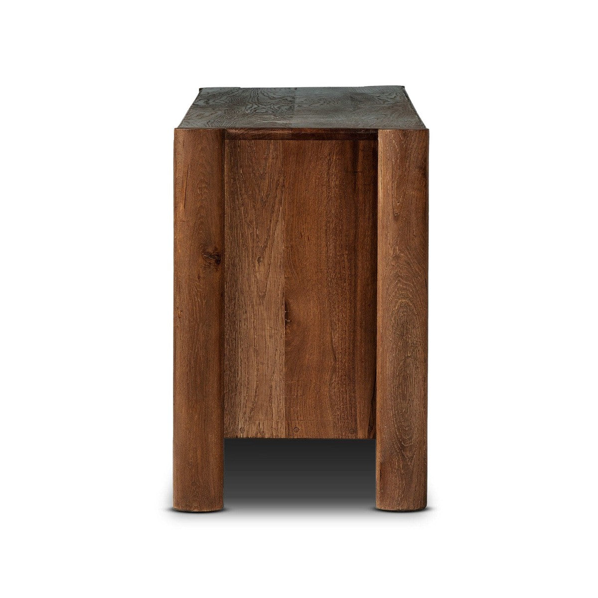 Ezri Media Console - Cocoa Oak