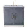 Bellissimi Sink Chest-Ambella-AMBELLA-24130-110-130-Bathroom VanityPetite Sink Chest-Shadow Grey-7-France and Son