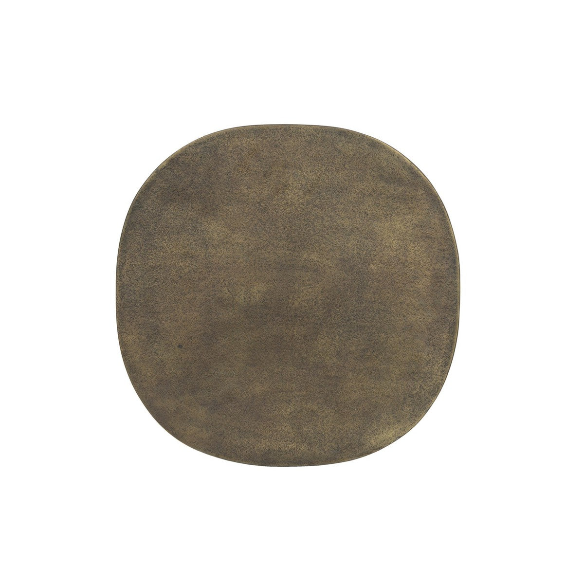 Odessa End Table - Textured Aged Brass - Brass