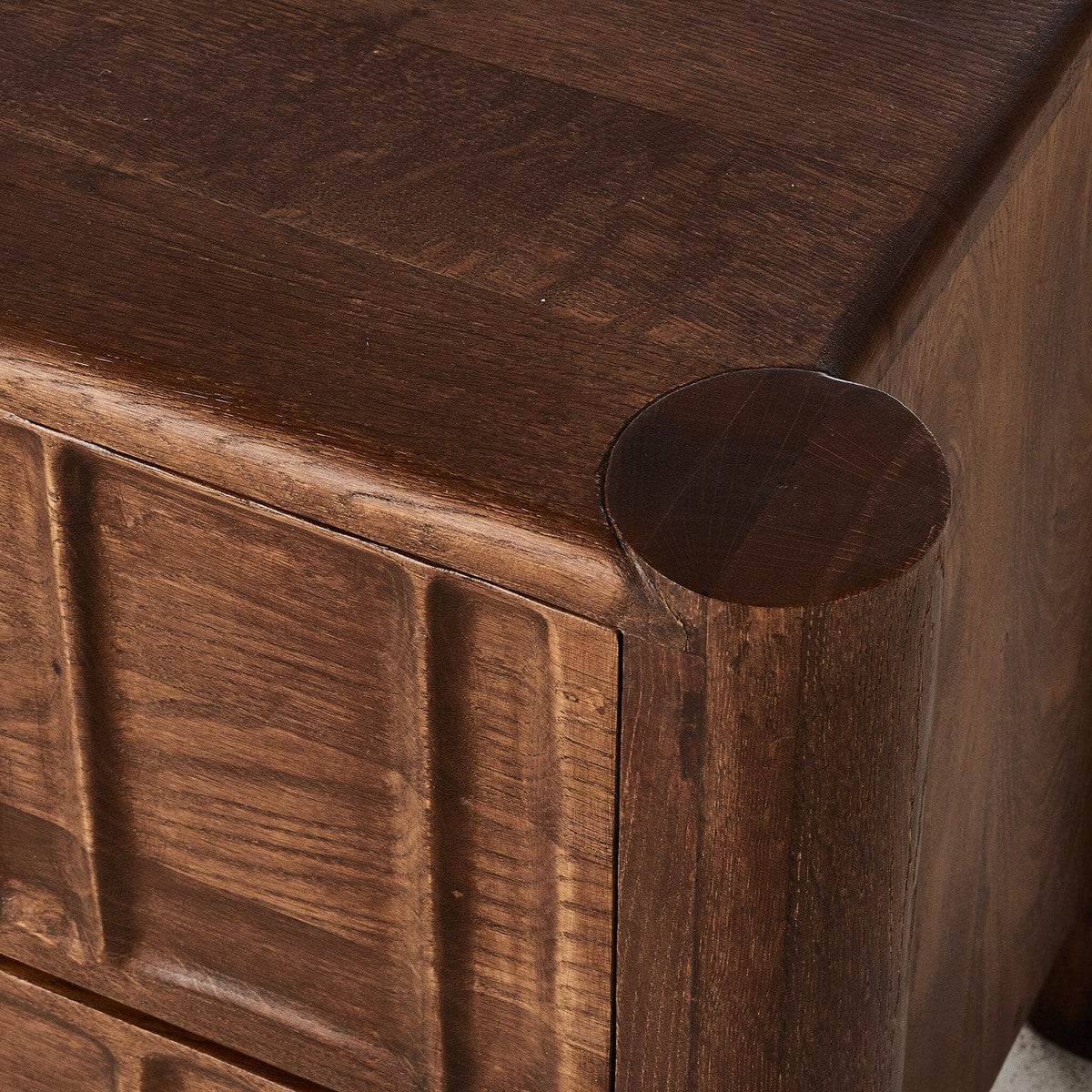 Ezri Nightstand - Cocoa Oak