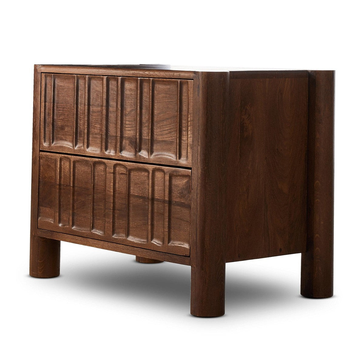 Ezri Nightstand - Cocoa Oak