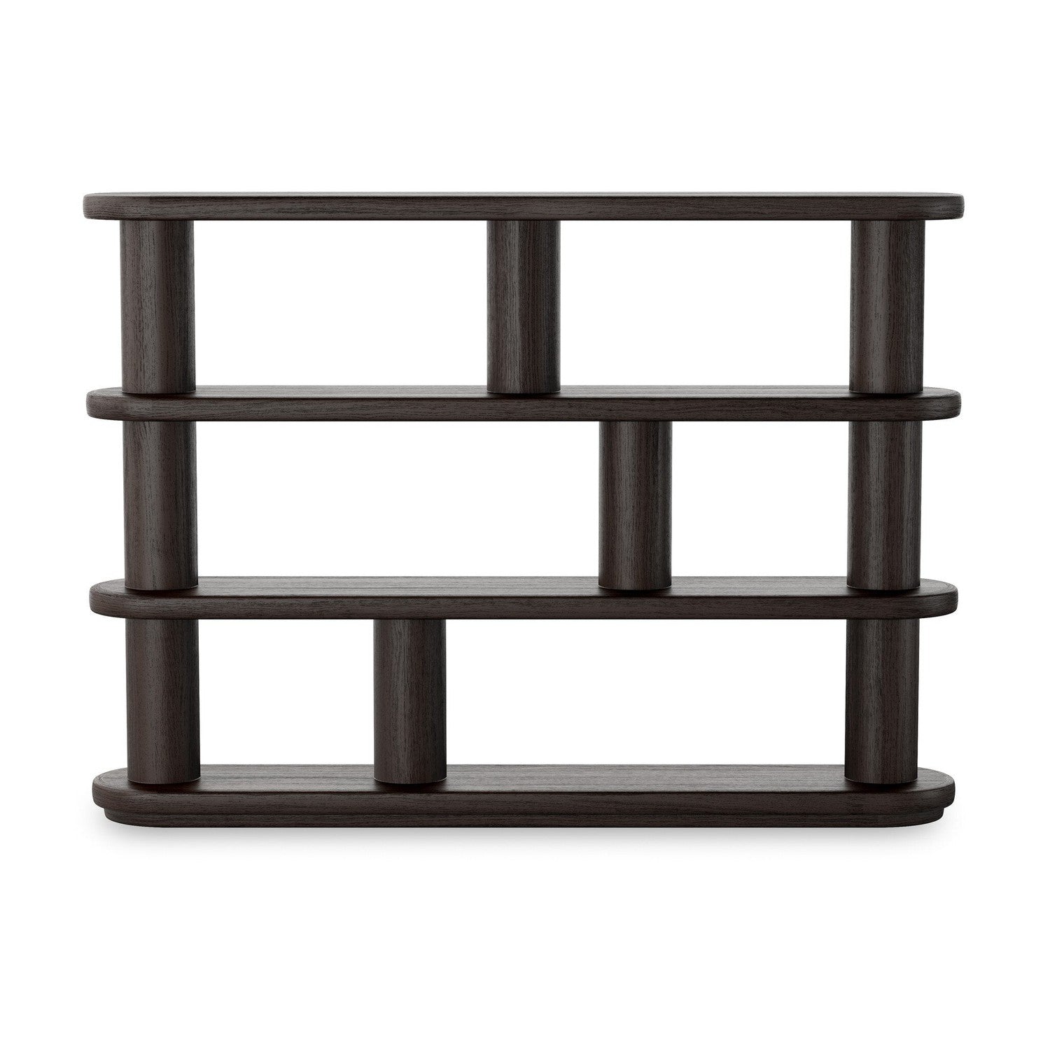 Luciana Bookcase - Ebony Oak Veneer