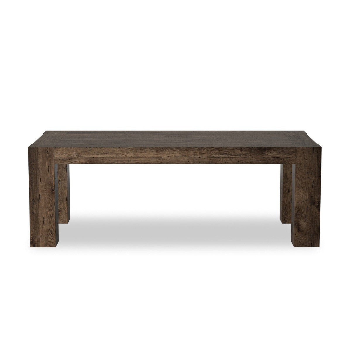 Abaso Dining Table - Ebony Rustic Wormwood Oak