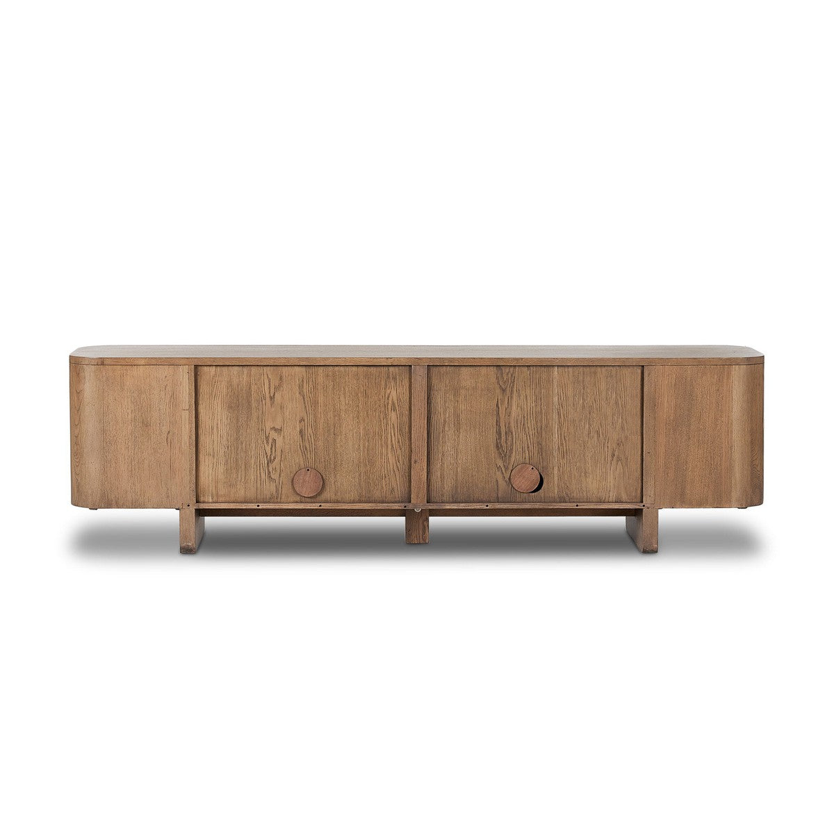 Elle Media Console - Tawny Oak - Brown