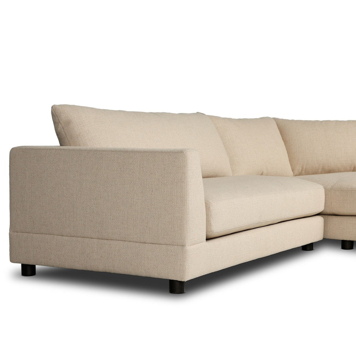 Sylvan 2-Piece Sectional - Irving Flax - Beige, Brown