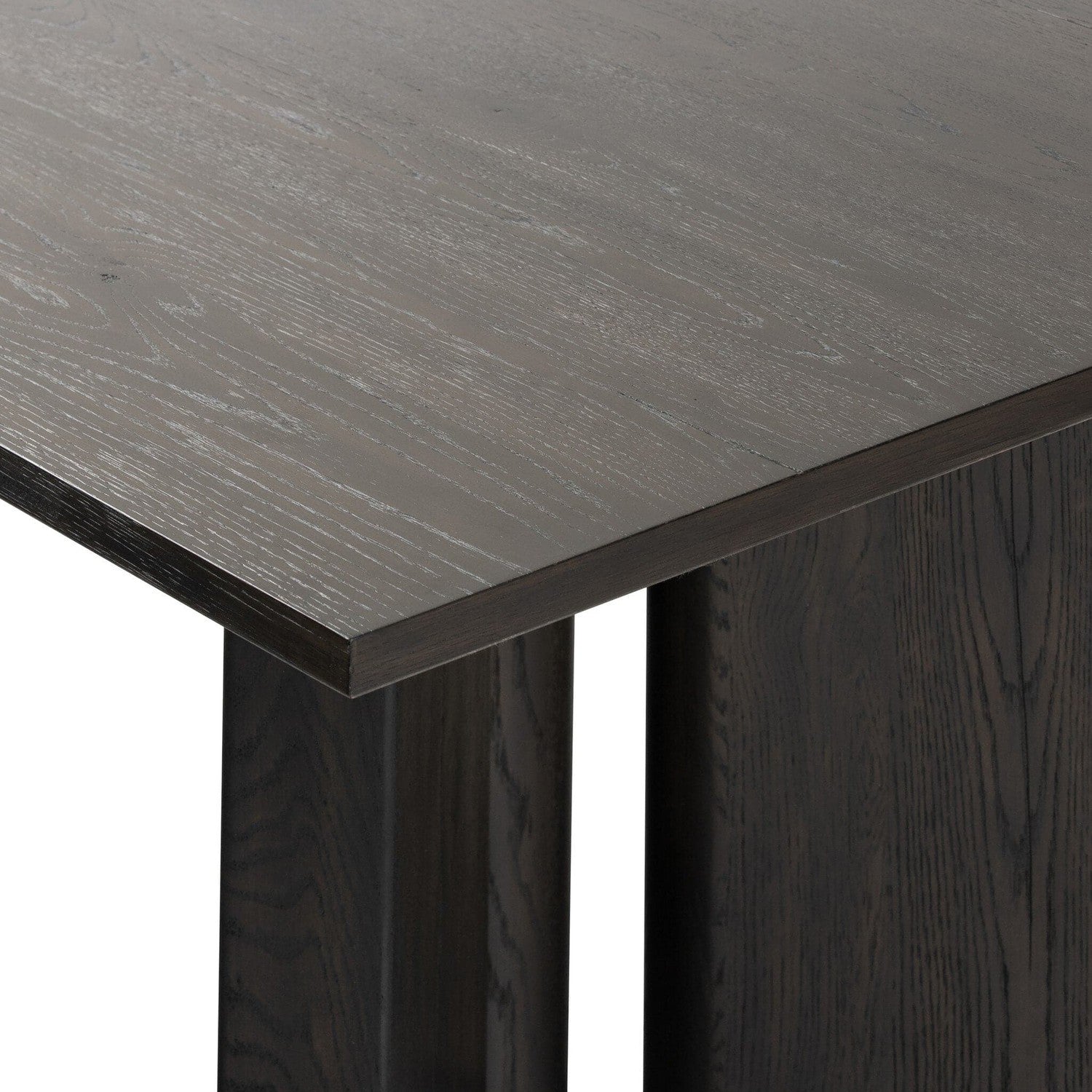 Huxley Dining Table - Smoked Black Veneer