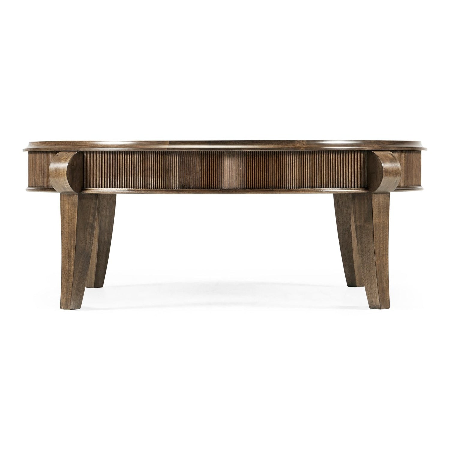 Berkley Round Cocktail Table-Jonathan Charles-JCHARLES-495980-WGR-MGF-Coffee Tables-2-France and Son