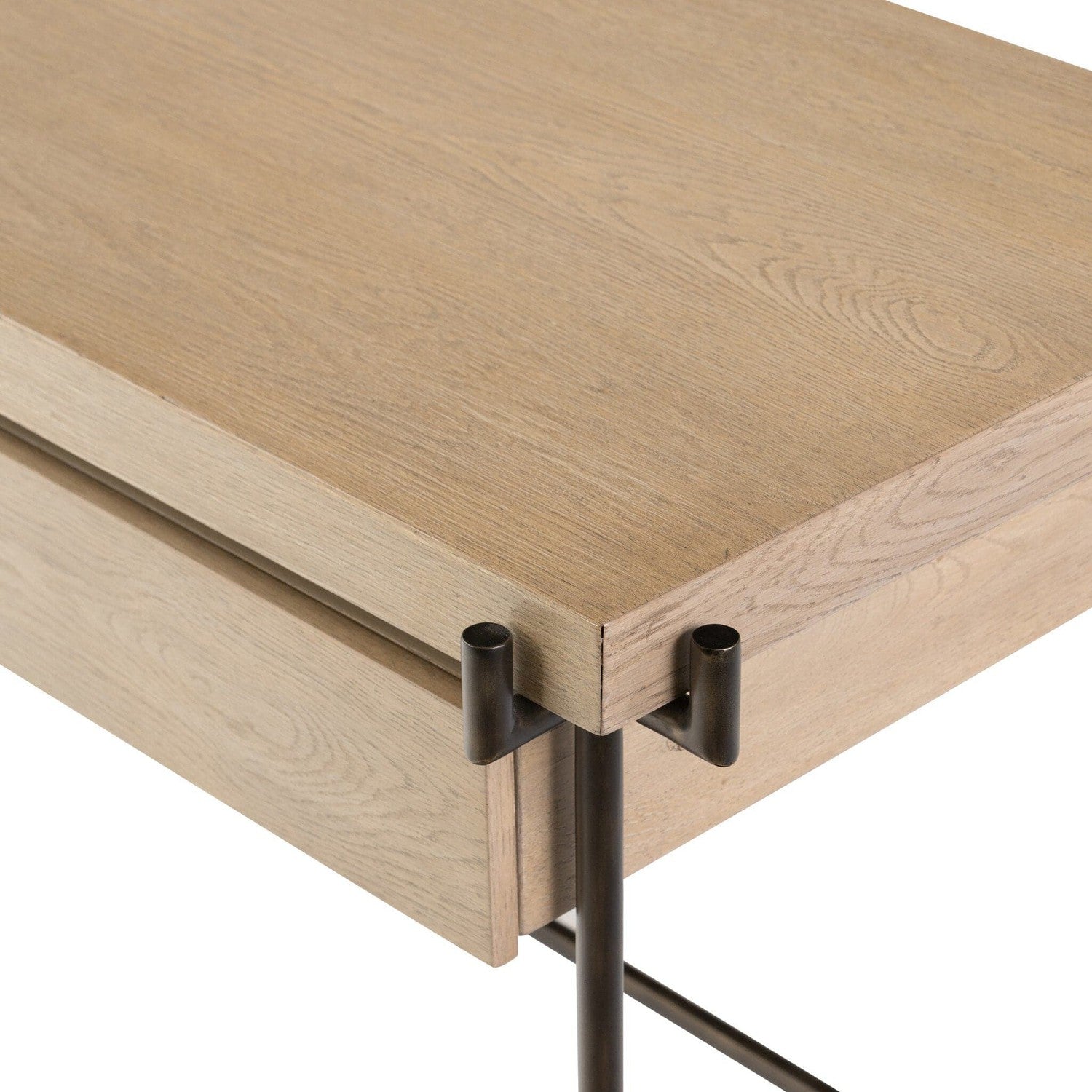 Manuel Desk - Bleached Oak Veneer