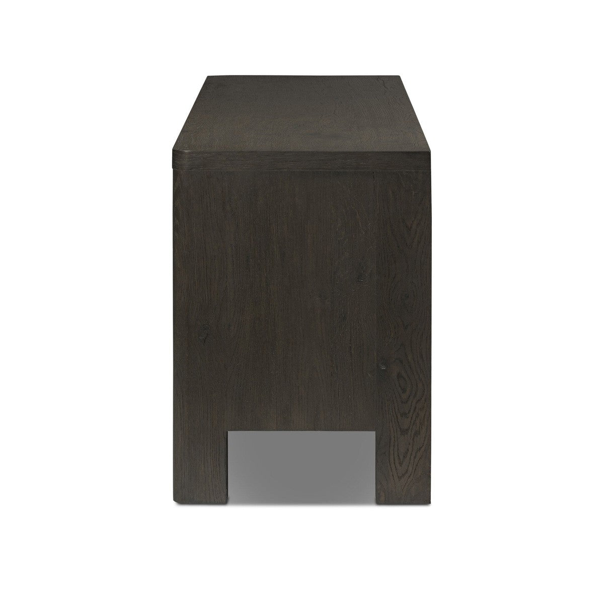 Noeline Media Console - Smoked Black Oak Veneer - Black