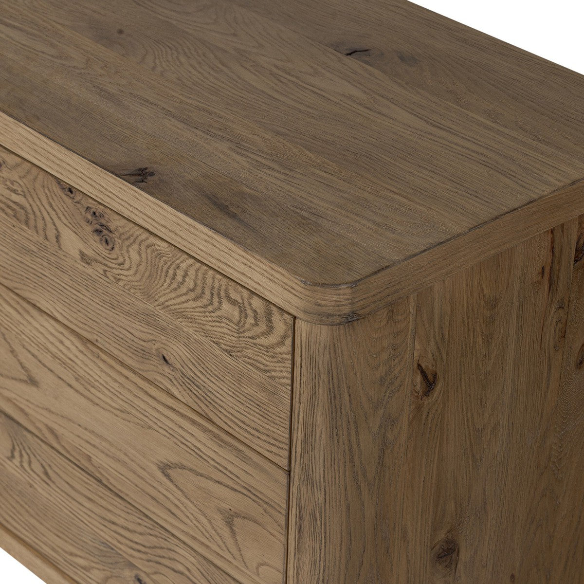 Noeline Media Console - Resawn Worn Oak - Brown