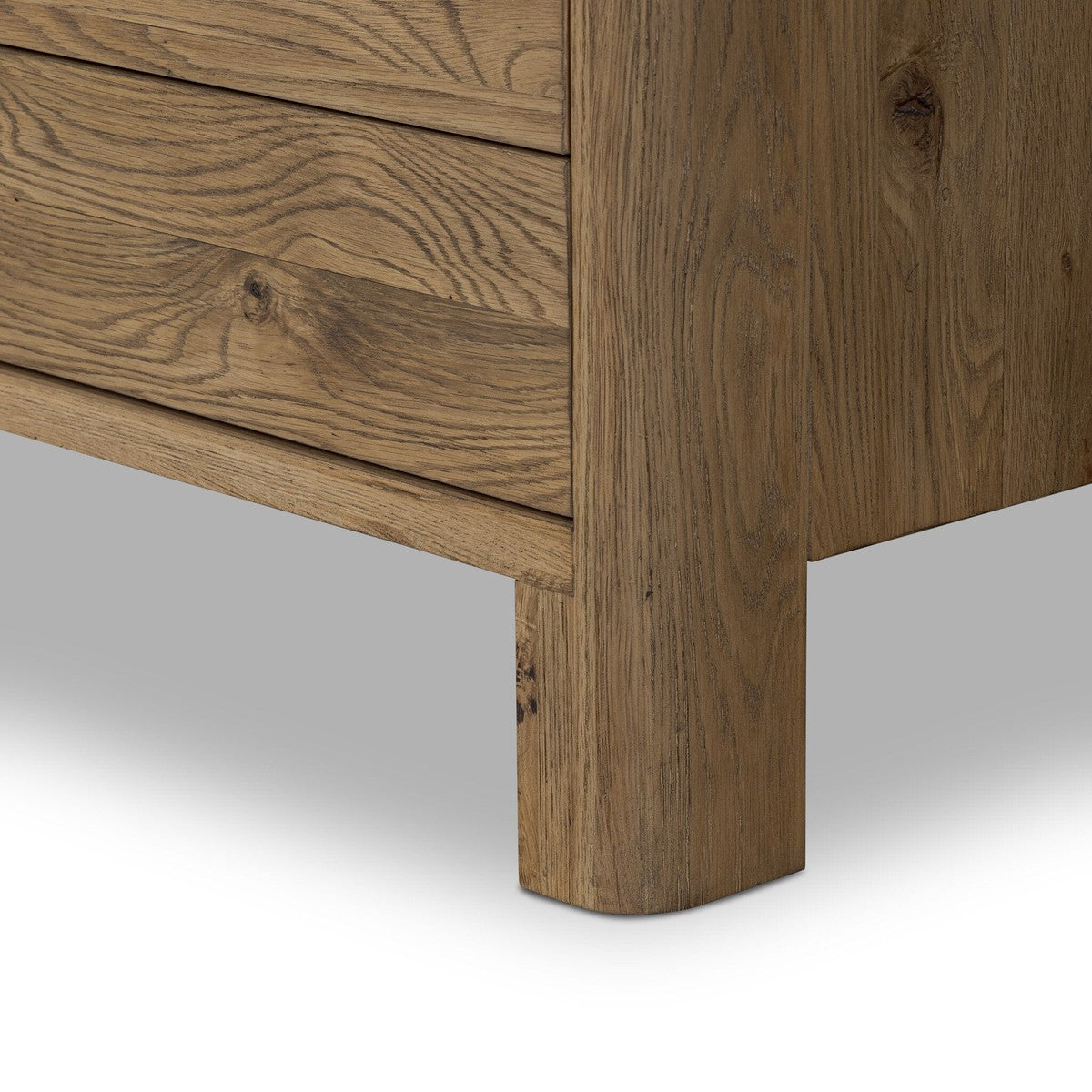 Noeline Media Console - Resawn Worn Oak - Brown