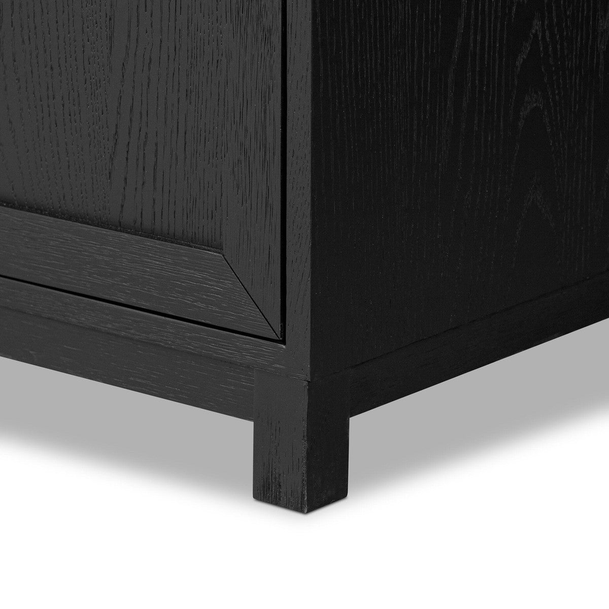 Millie Single Vanity - Satin Drifted Black Veneer