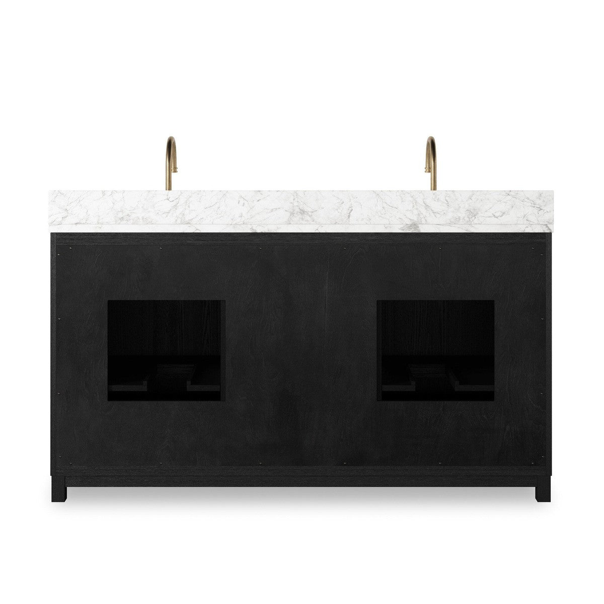 Millie Double Vanity - Satin Drifted Black Veneer