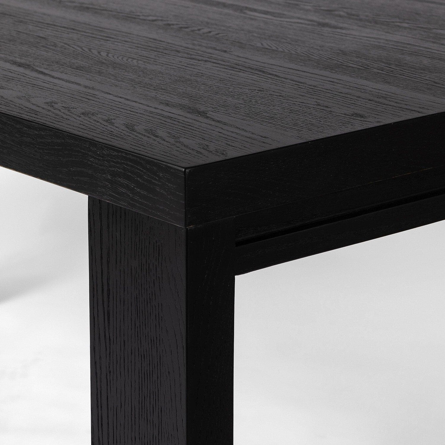 Millie Dining Table 72" - Drifted Matte Black Veneer