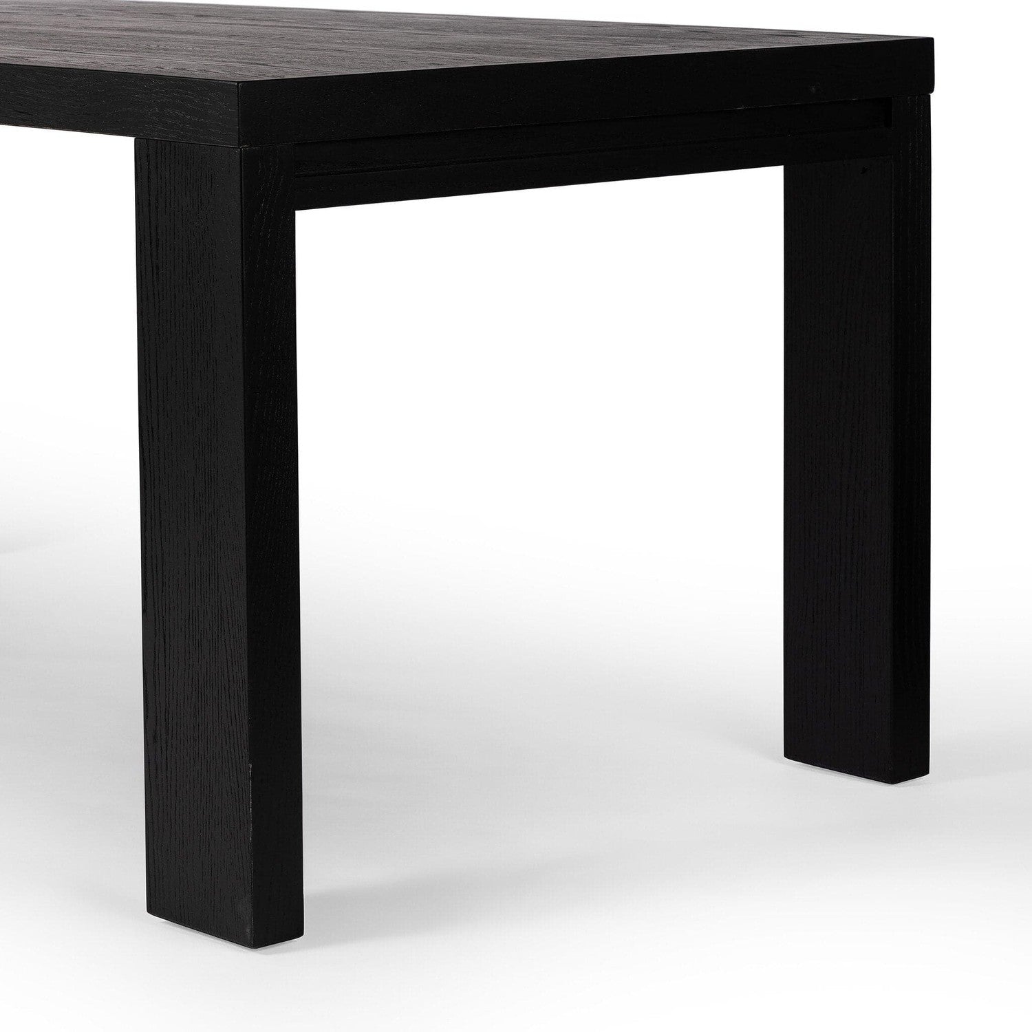 Millie Dining Table 72" - Drifted Matte Black Veneer