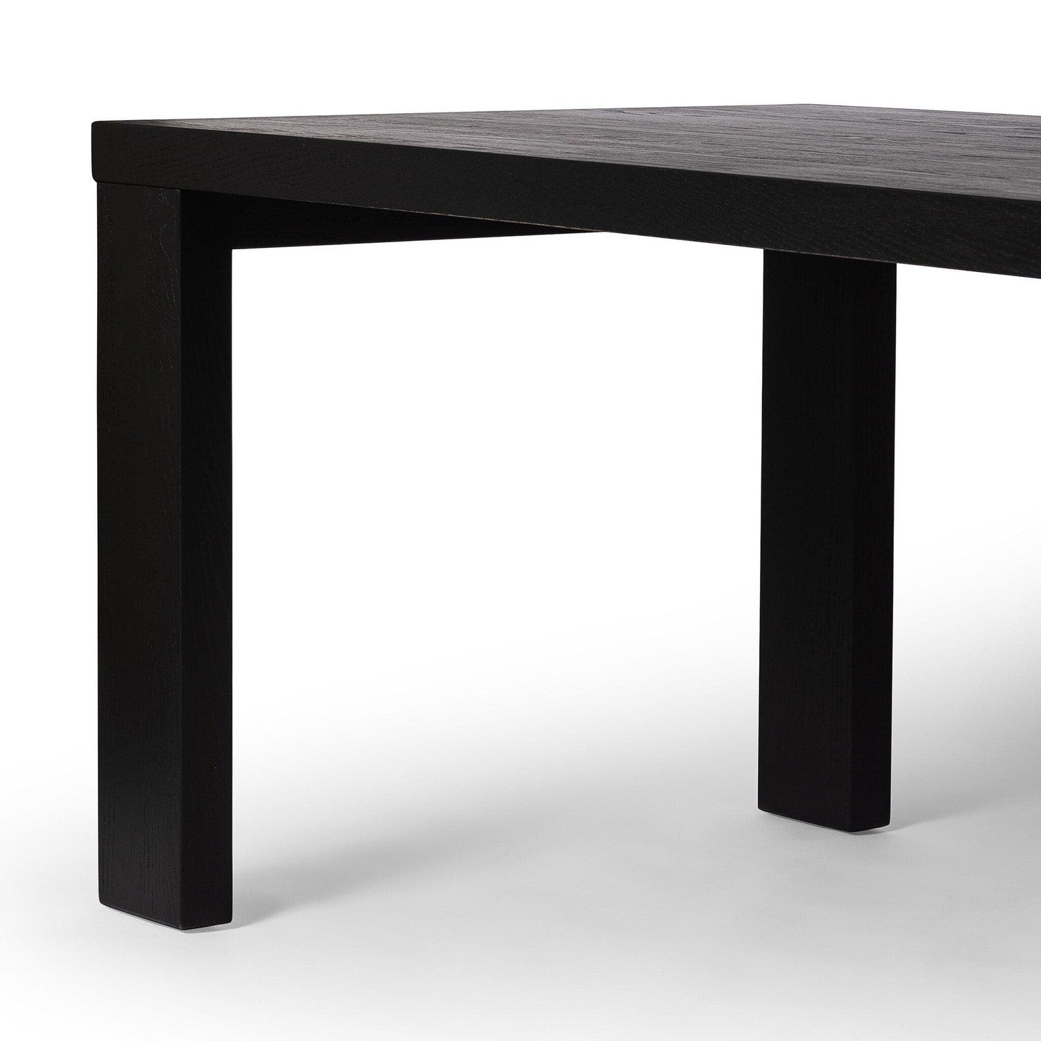 Millie Dining Table 72" - Drifted Matte Black Veneer