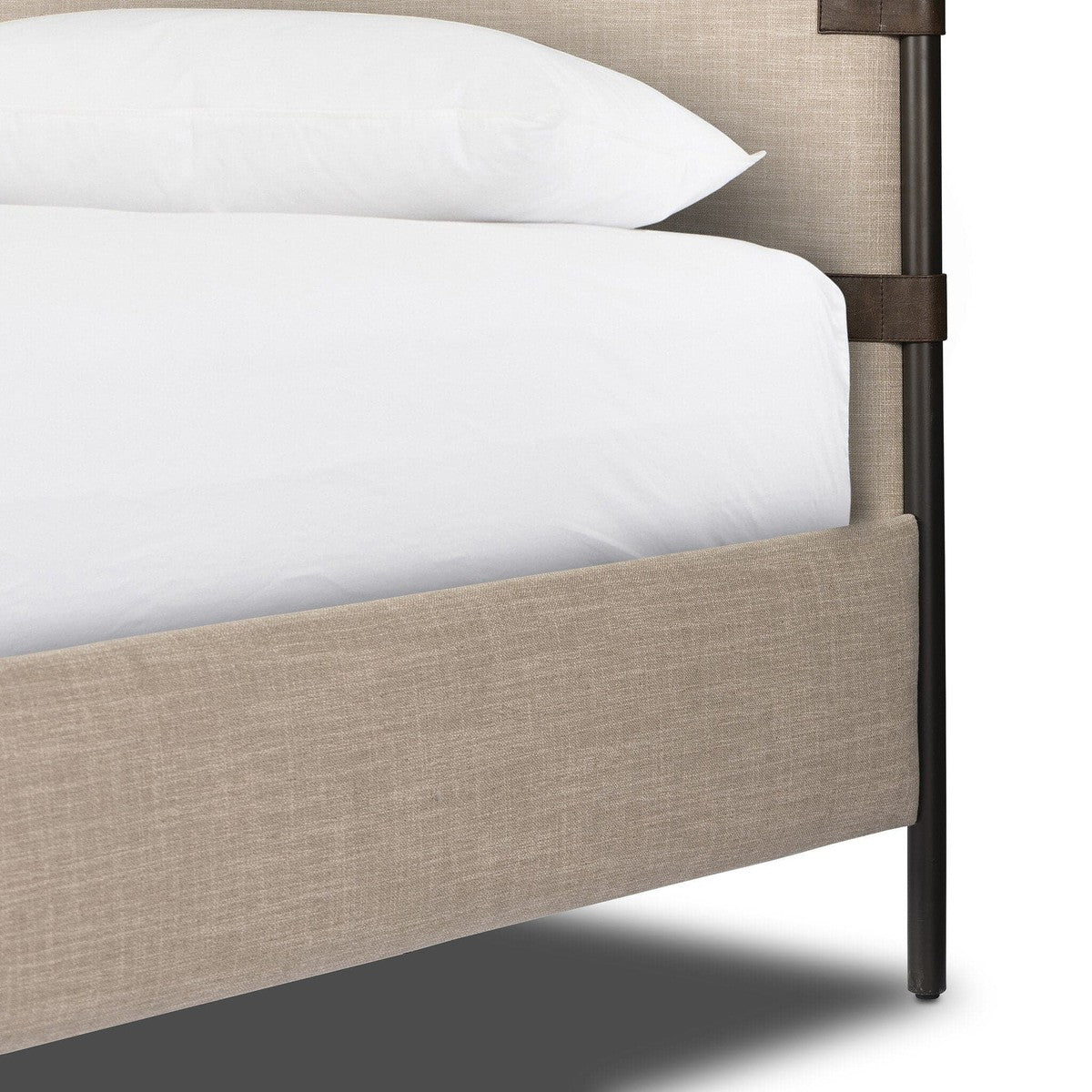 Anderson Canopy Bed - Palm Ecru - King