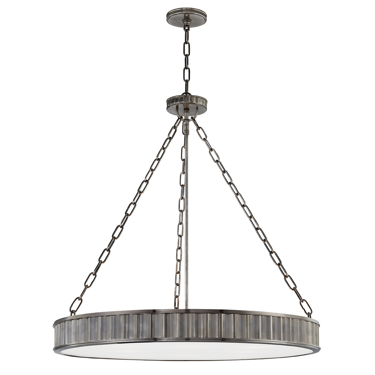Middlebury 8 Light Pendant-Hudson Valley-HVL-903-HN-PendantsHistoric Nickel-2-France and Son