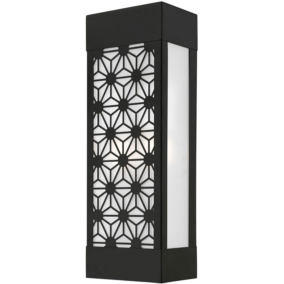 Berkeley 2 Light 17 inch Outdoor Sconce-Livex Lighting-LIVEX-24322-04-Outdoor Wall SconcesBlack-6-France and Son