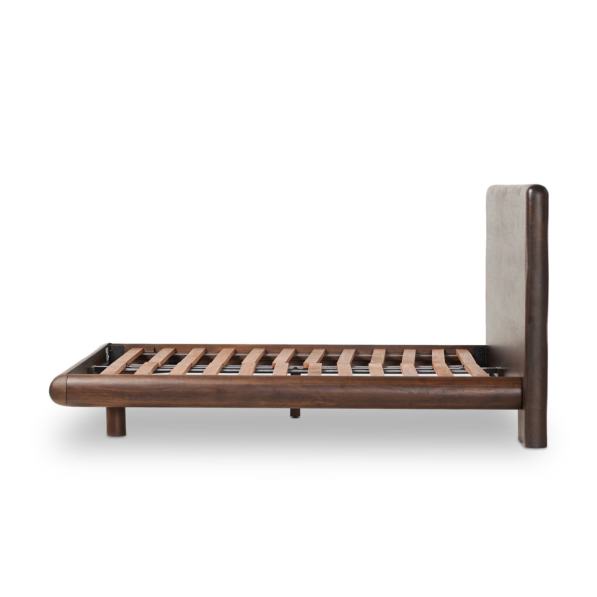 Nigel Bed - Rustic Brown Acacia - Brown