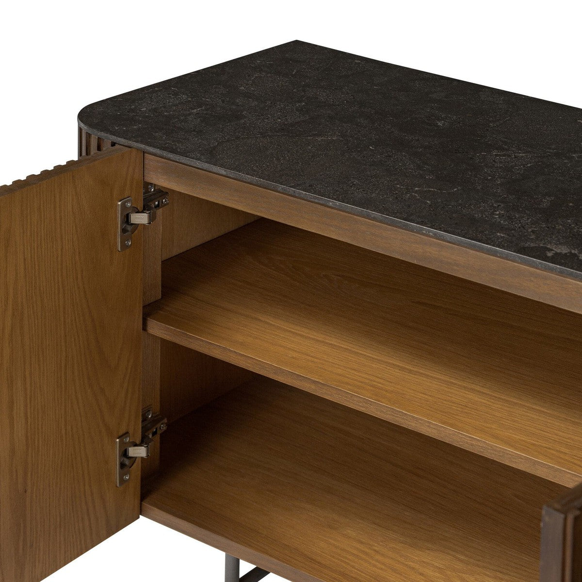 Fletcher Media Console - Terra Brown Oak