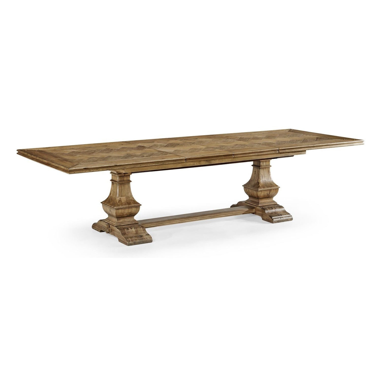 Casual Extending Dining Table-Jonathan Charles-JCHARLES-491169-86L-CFW-Dining TablesCountry Walnut-8-France and Son