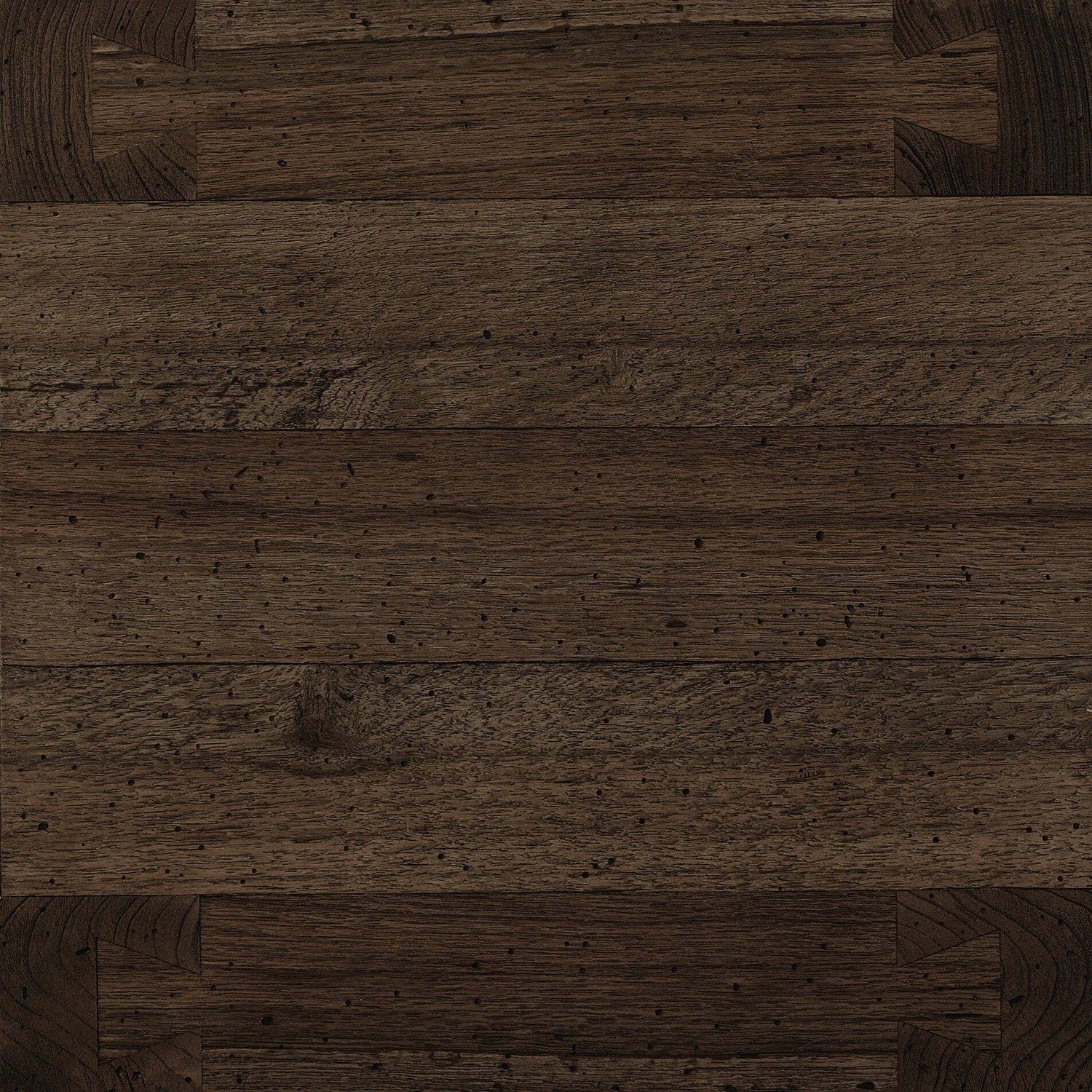 Abaso End Table - Ebony Rustic Wormwood Oak