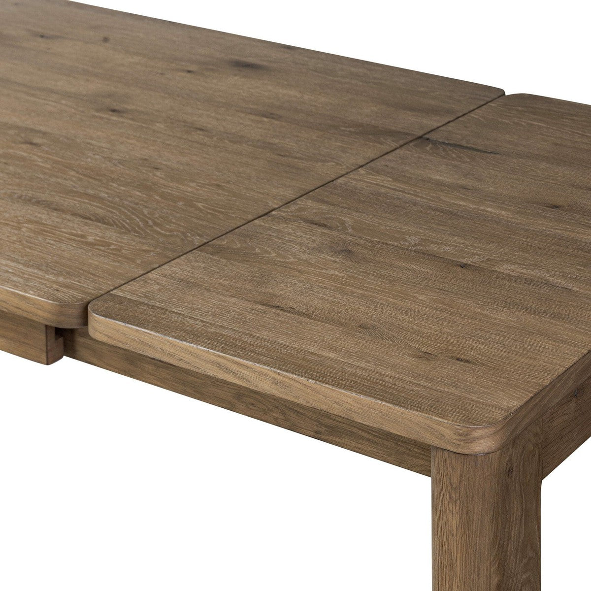 Noeline Double Extension Dining Table - Resawn Worn Oak