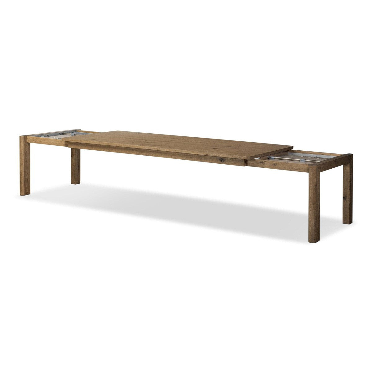 Noeline Double Extension Dining Table - Resawn Worn Oak