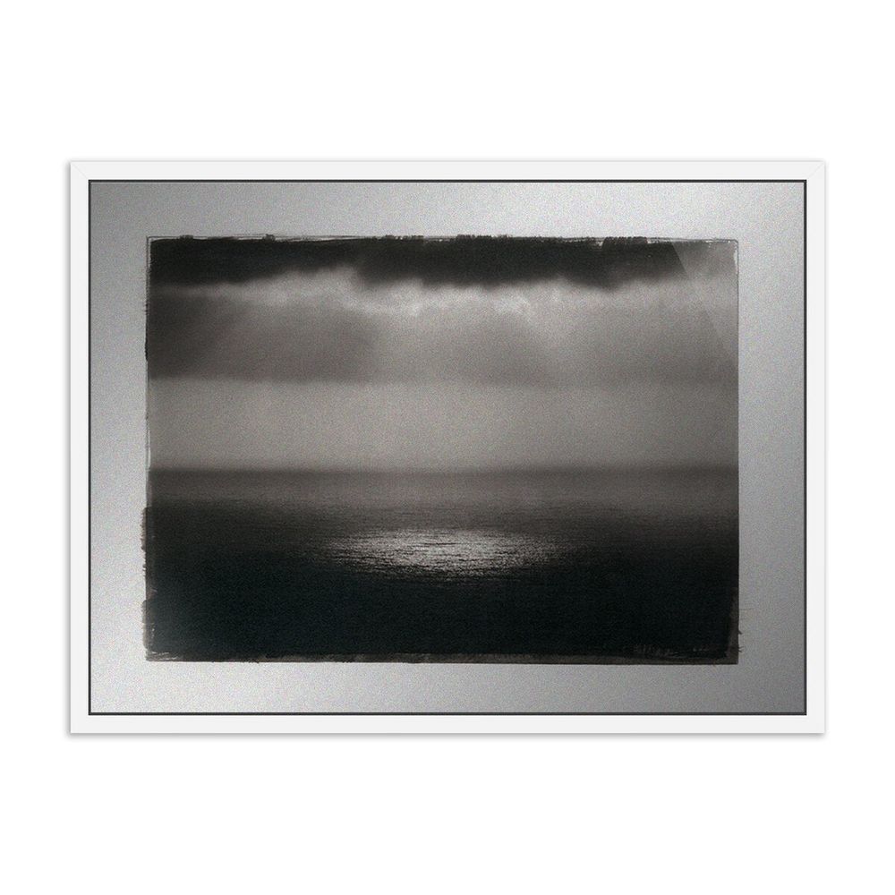 Wall Art Water Light By Platinum Revival - 24"X18.25" - White Maple - Framed Metal