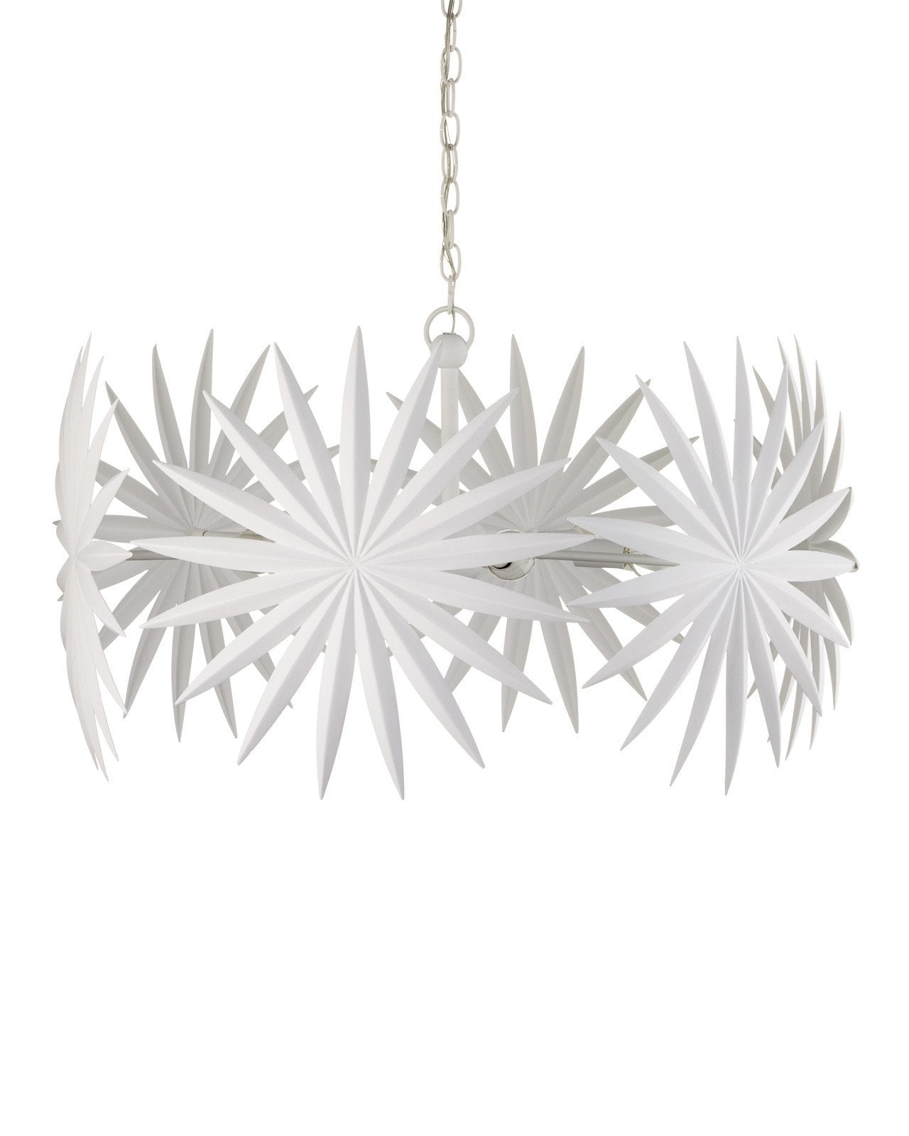 Bismarkia Small White Chandelier