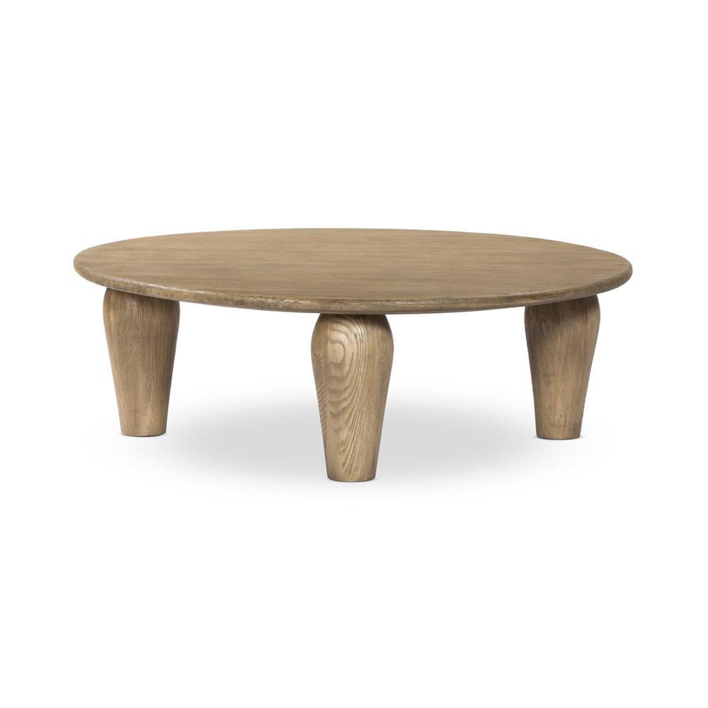 Maricopa Large Coffee Table, shown in light oak brown and warm beige with wood, oak, and low coffee-table height.