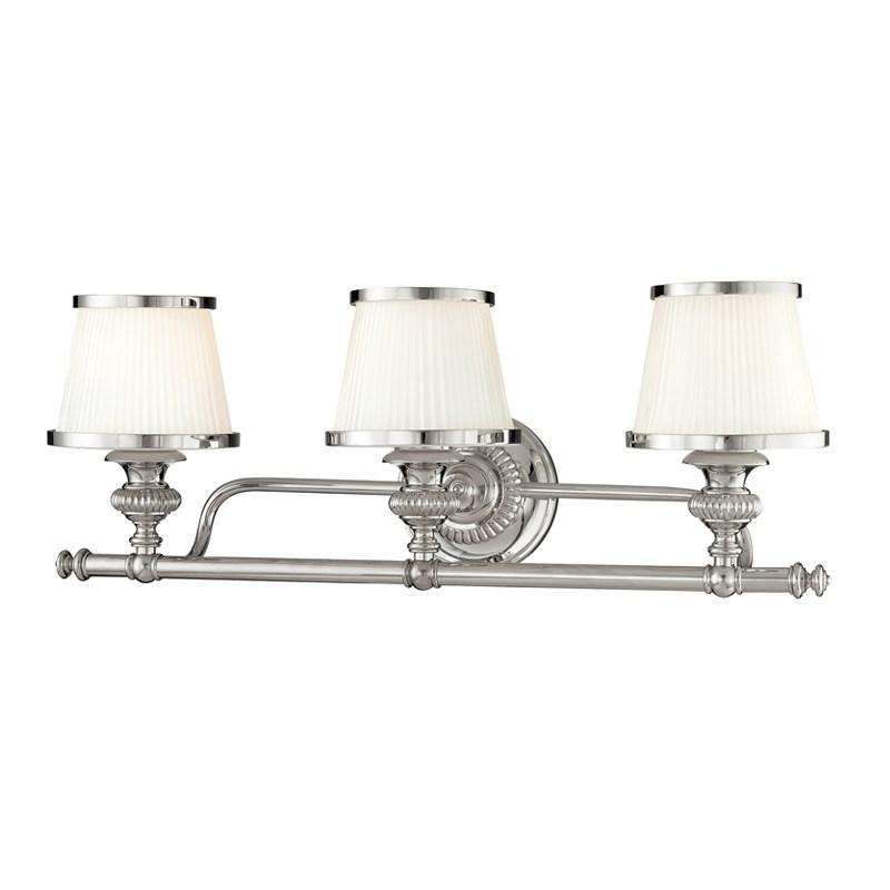 Milton 3 Light Bath Bracket-Hudson Valley-HVL-2003-PN-Bathroom LightingPolished Nickel-2-France and Son