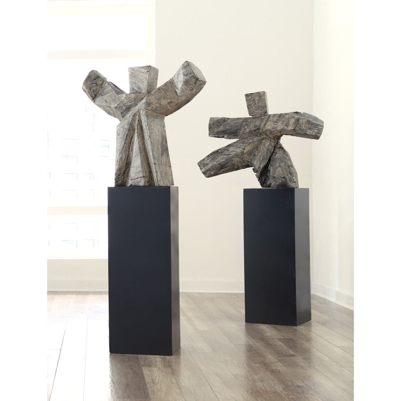 Tai Chi Sculpture on Pedestal-Phillips Collection-PHIL-TH94533-DecorAction-3-France and Son