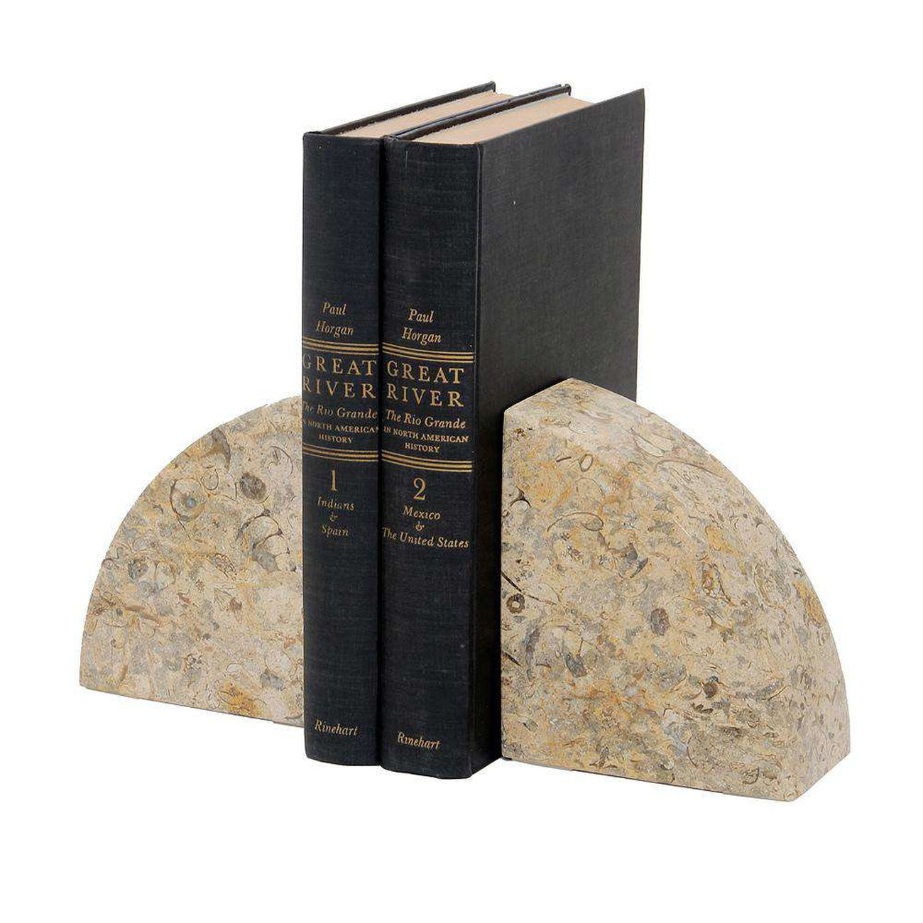 Cerasus Collection Fossil Stone Bookends