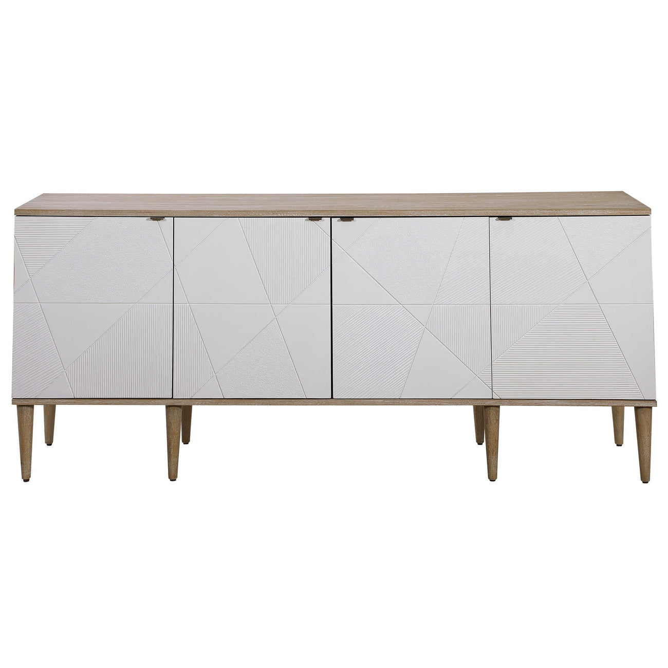 Tightrope 4 Door Modern Sideboard Cabinet-Uttermost-UTTM-25101-Sideboards & Credenzas-4-France and Son