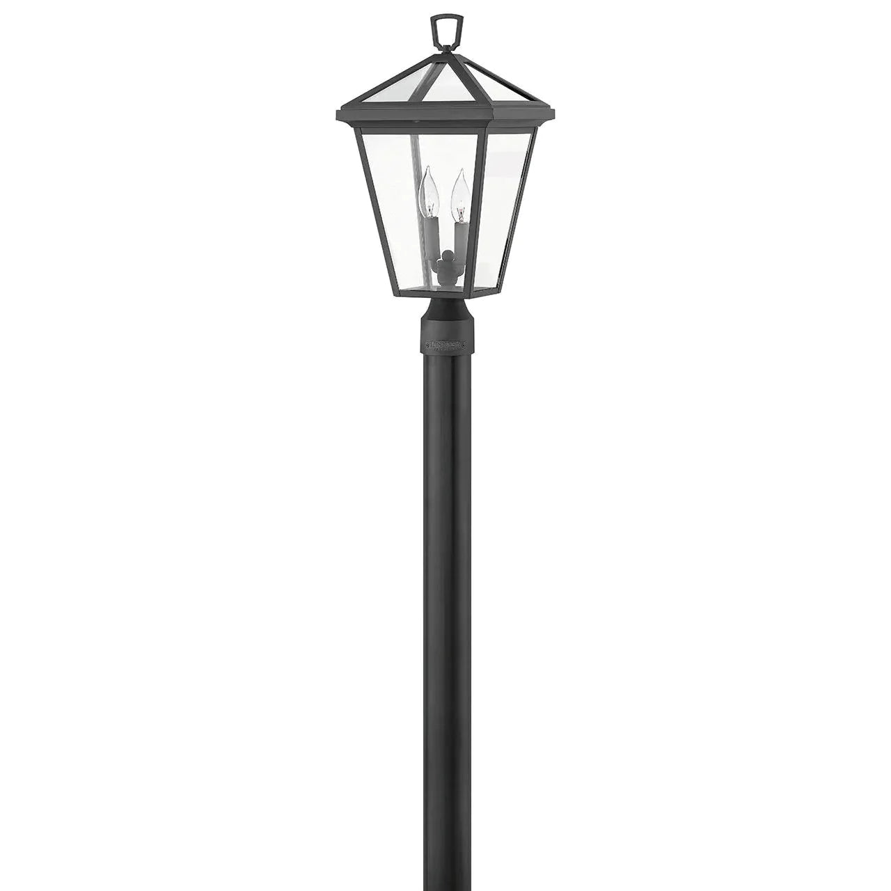 Outdoor Alford Place - Medium Post Top or Pier Mount Lantern 12V-Hinkley Lighting-HINKLEY-2561MB-LV-Outdoor Post LanternsMuseum Black-1-France and Son