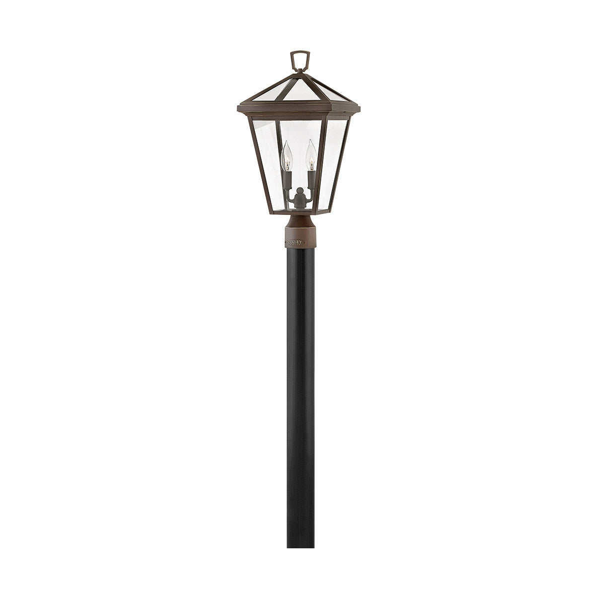 Outdoor Alford Place Post Lantern-Hinkley Lighting-HINKLEY-2561OZ-Outdoor LightingOil Rubbed Bronze-Incandescent-2-France and Son