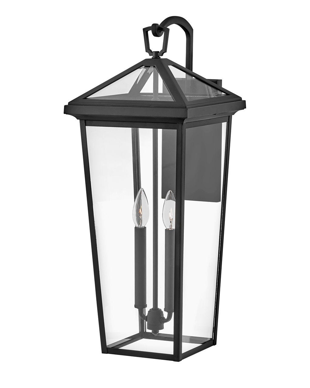 Alford Place Tall Wall Mount Lantern-Hinkley Lighting-HINKLEY-25658MB-Wall LightingBlack-NON-LED-3-France and Son