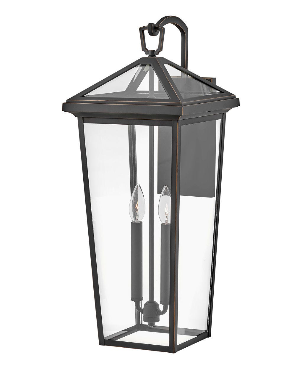 Alford Place Tall Wall Mount Lantern-Hinkley Lighting-HINKLEY-25658OZ-Wall LightingBronze-NON-LED-4-France and Son