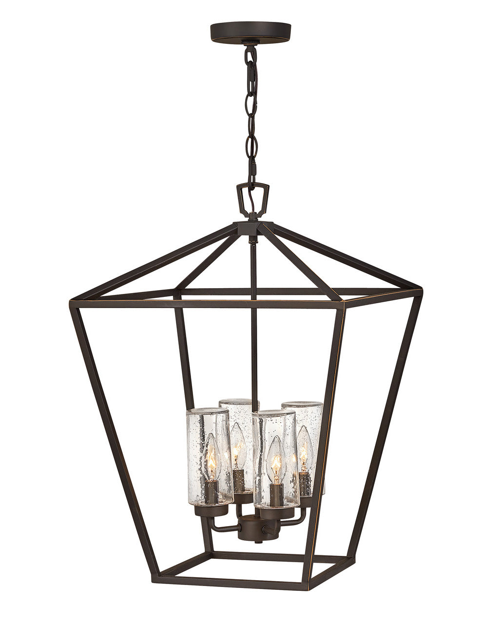 Outdoor Alford Place - Medium Single Tier 12v-Hinkley Lighting-HINKLEY-2567OZ-LV-PendantsMLV On Transformer Primary-Oil Rubbed Bronze-2-France and Son