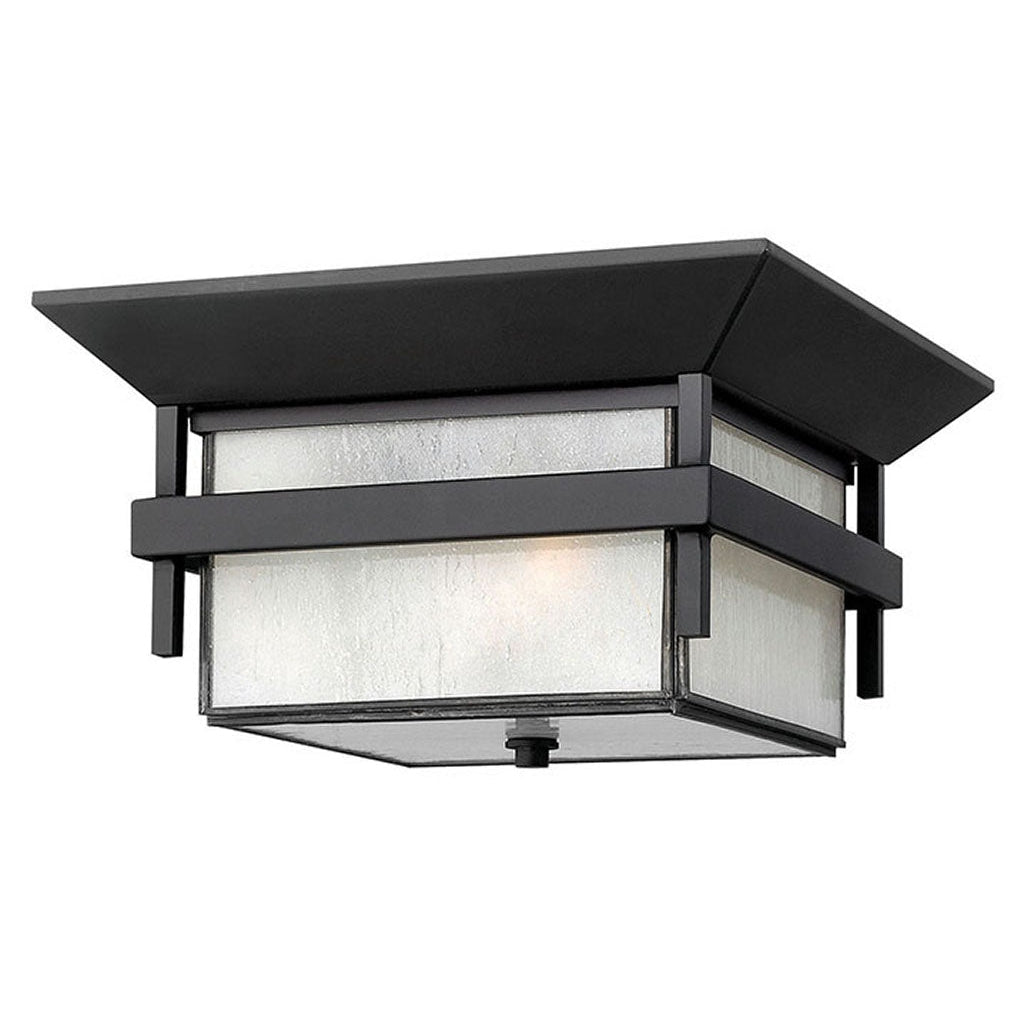 Outdoor Harbor - Medium Flush Mount non LED-Hinkley Lighting-HINKLEY-2573SK-Outdoor Flush MountsSatin Black-2-France and Son